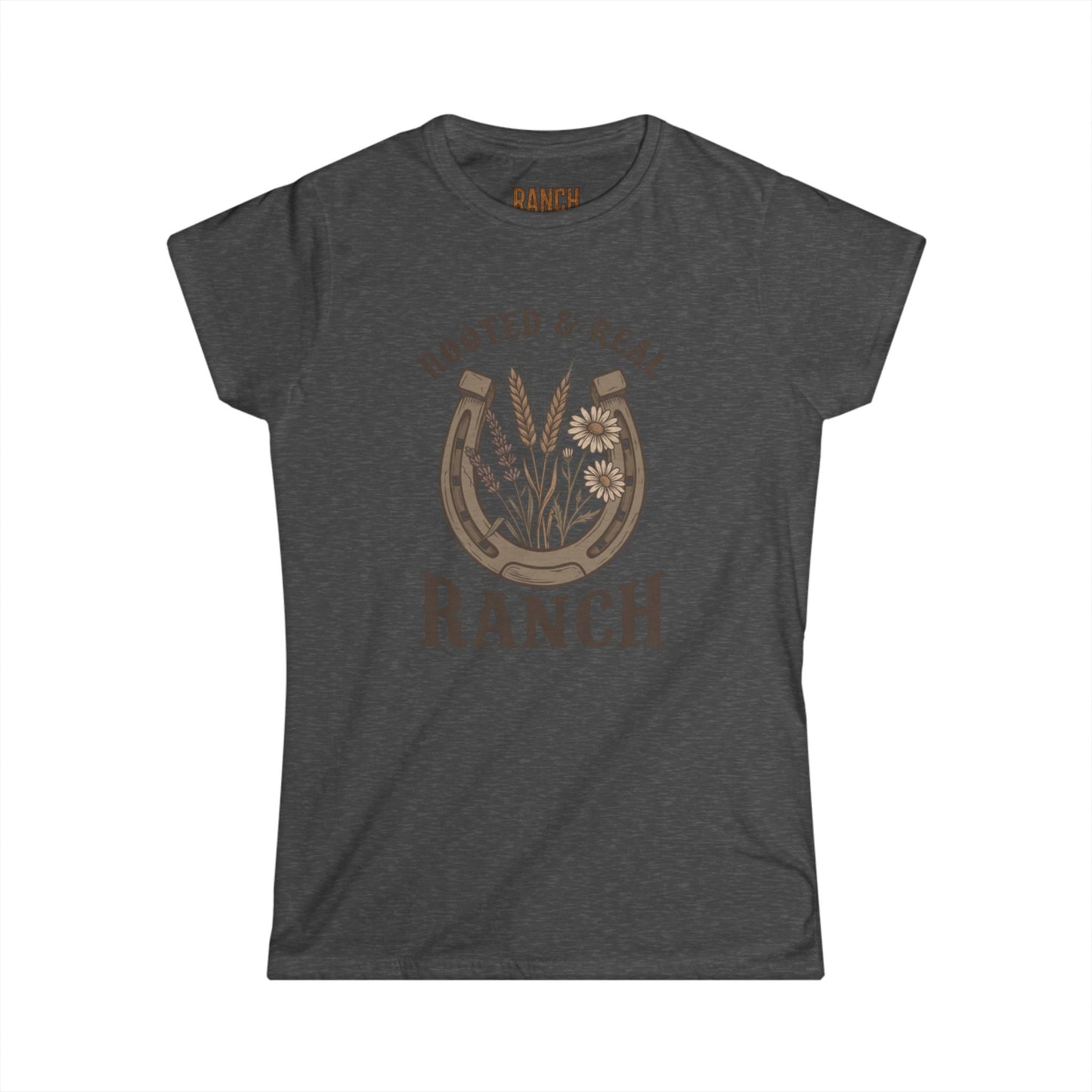Women's horseshoe garden Ranch Tee - Ranch