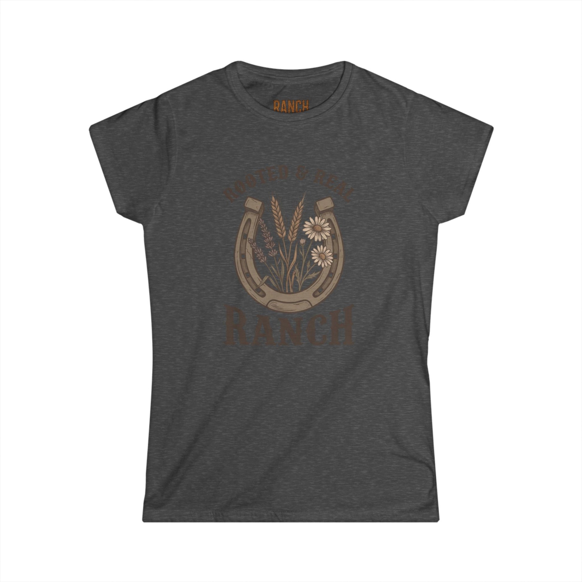 Women's horseshoe garden Ranch Tee - Ranch