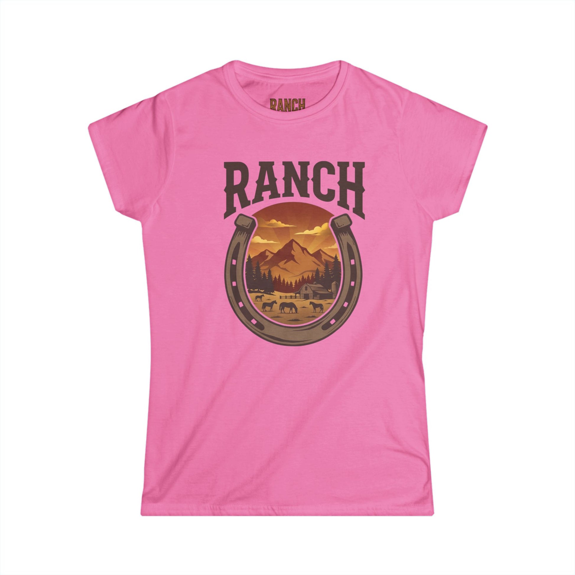 Women's horseshoe Ranch Tee - Ranch
