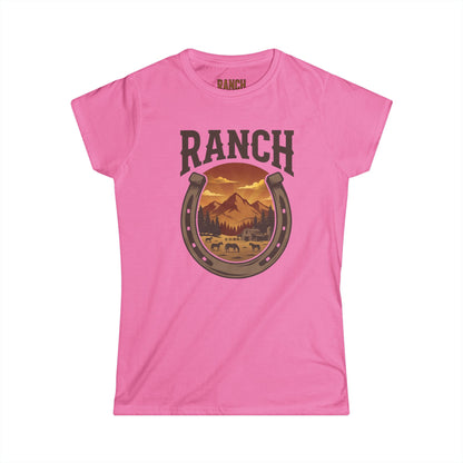 Women's horseshoe Ranch Tee - Ranch
