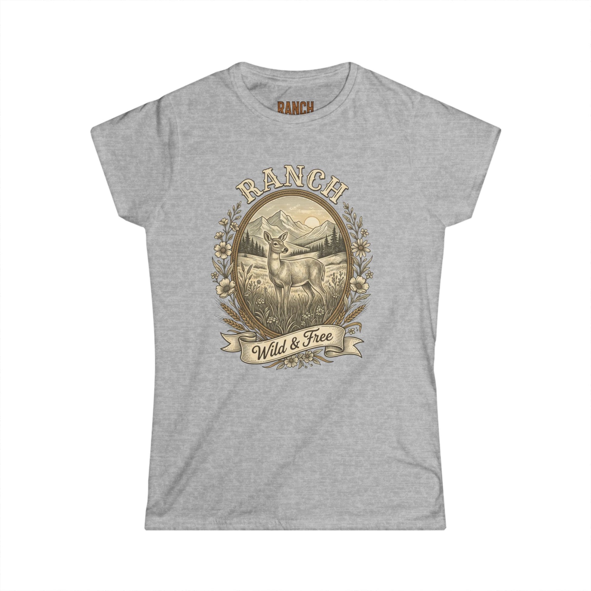 Women's horseshoe Ranch Tee - Ranch