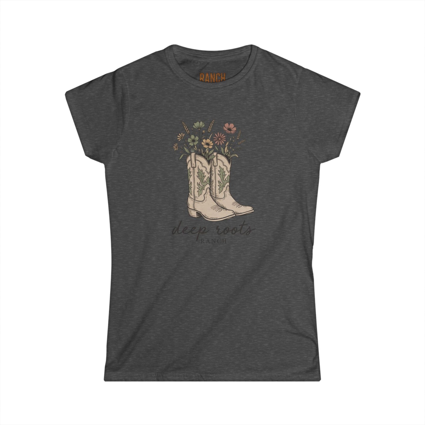 Women's flower boots Ranch Tee - Ranch