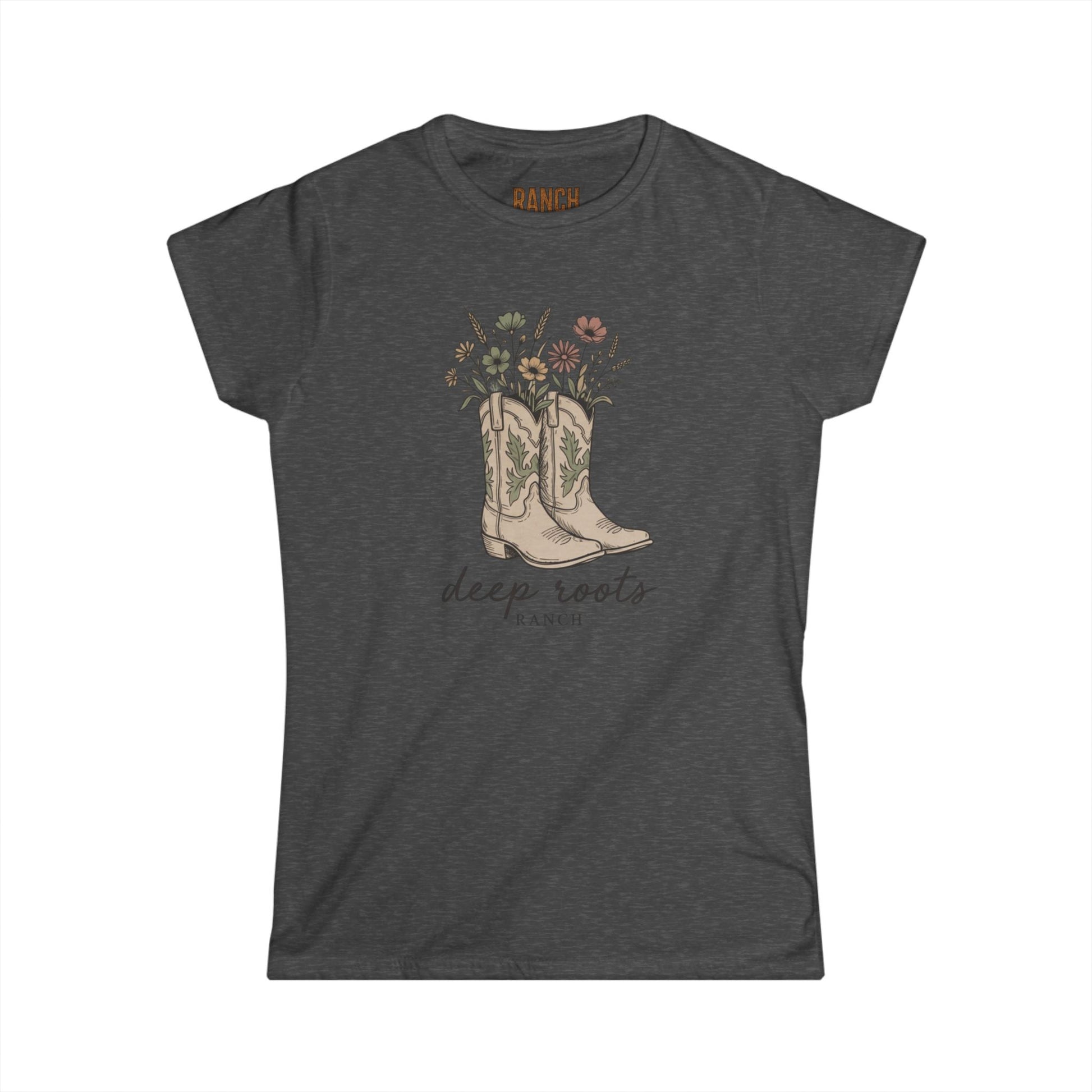 Women's flower boots Ranch Tee - Ranch