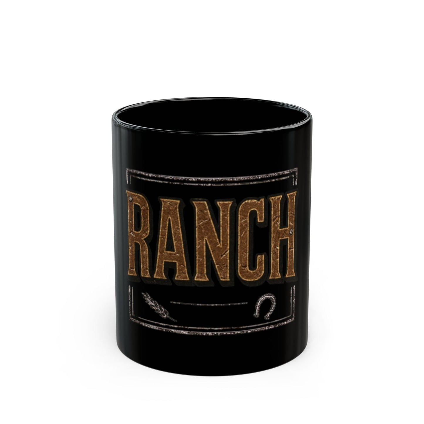 Ranch Black Coffee Mug - Ranch