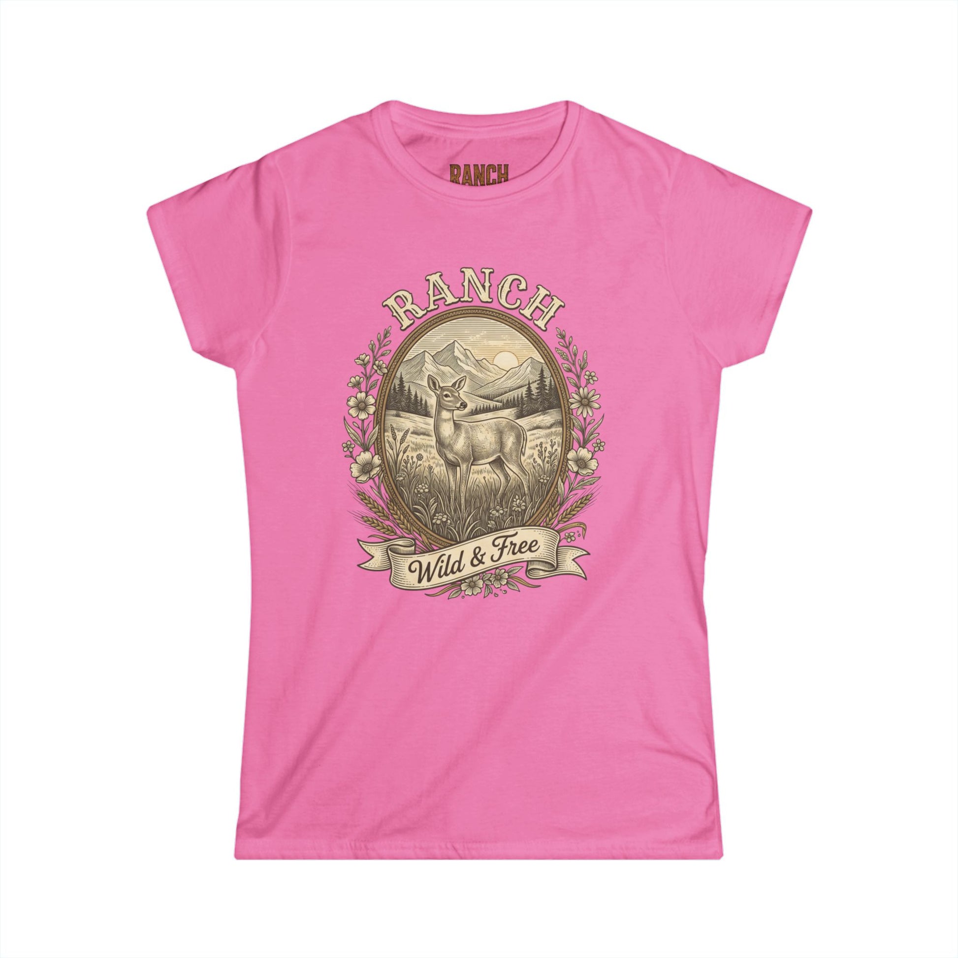Women's horseshoe Ranch Tee - Ranch