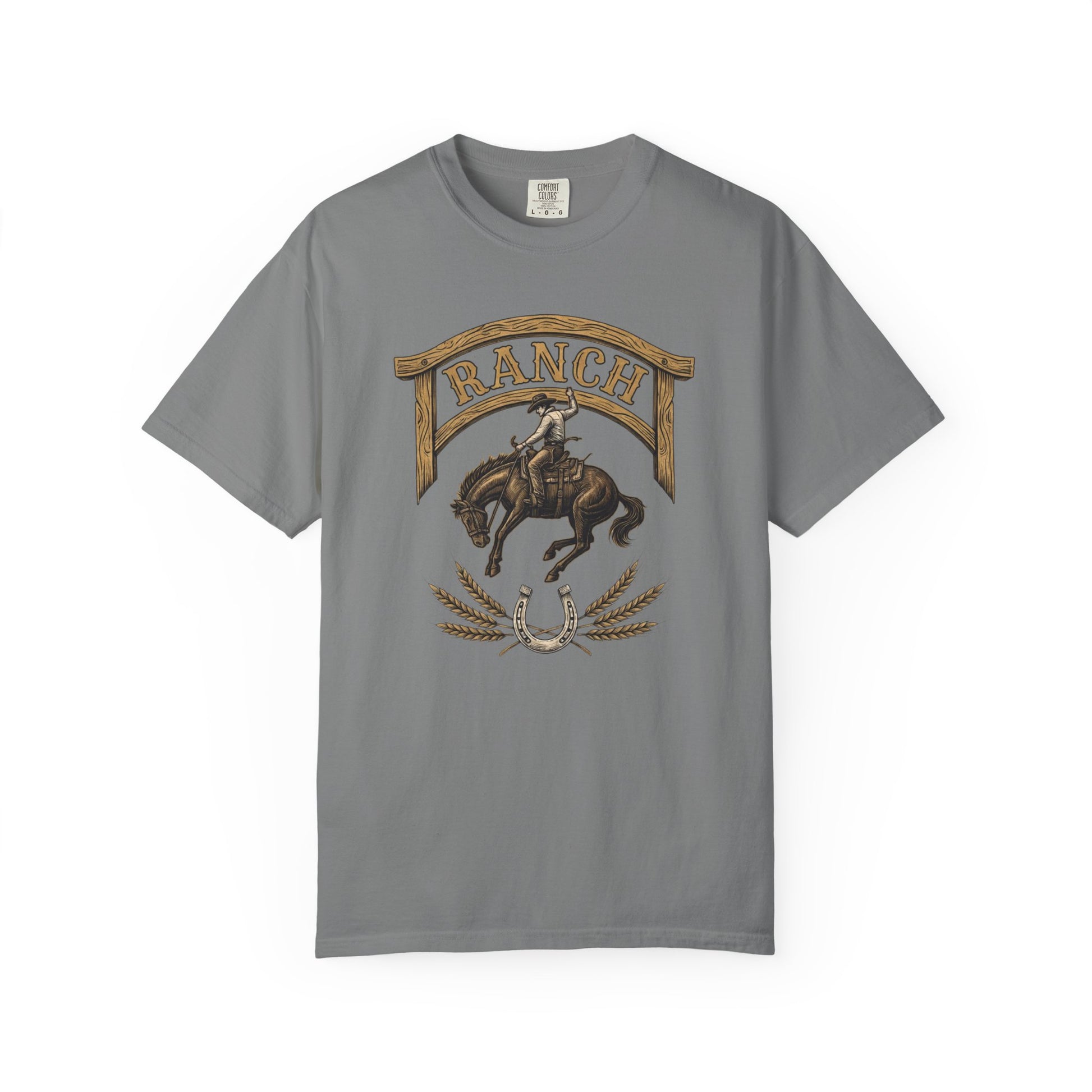 Men's cowboy broc rider Ranch Tee - Ranch