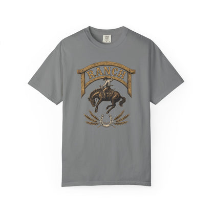 Men's cowboy broc rider Ranch Tee - Ranch
