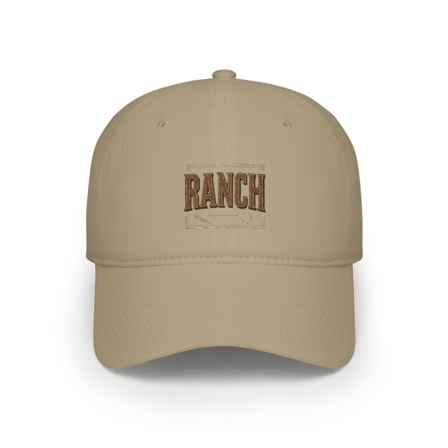 Ranch Vintage Patch Baseball Cap — Rustic Western Hat for Ranch Life