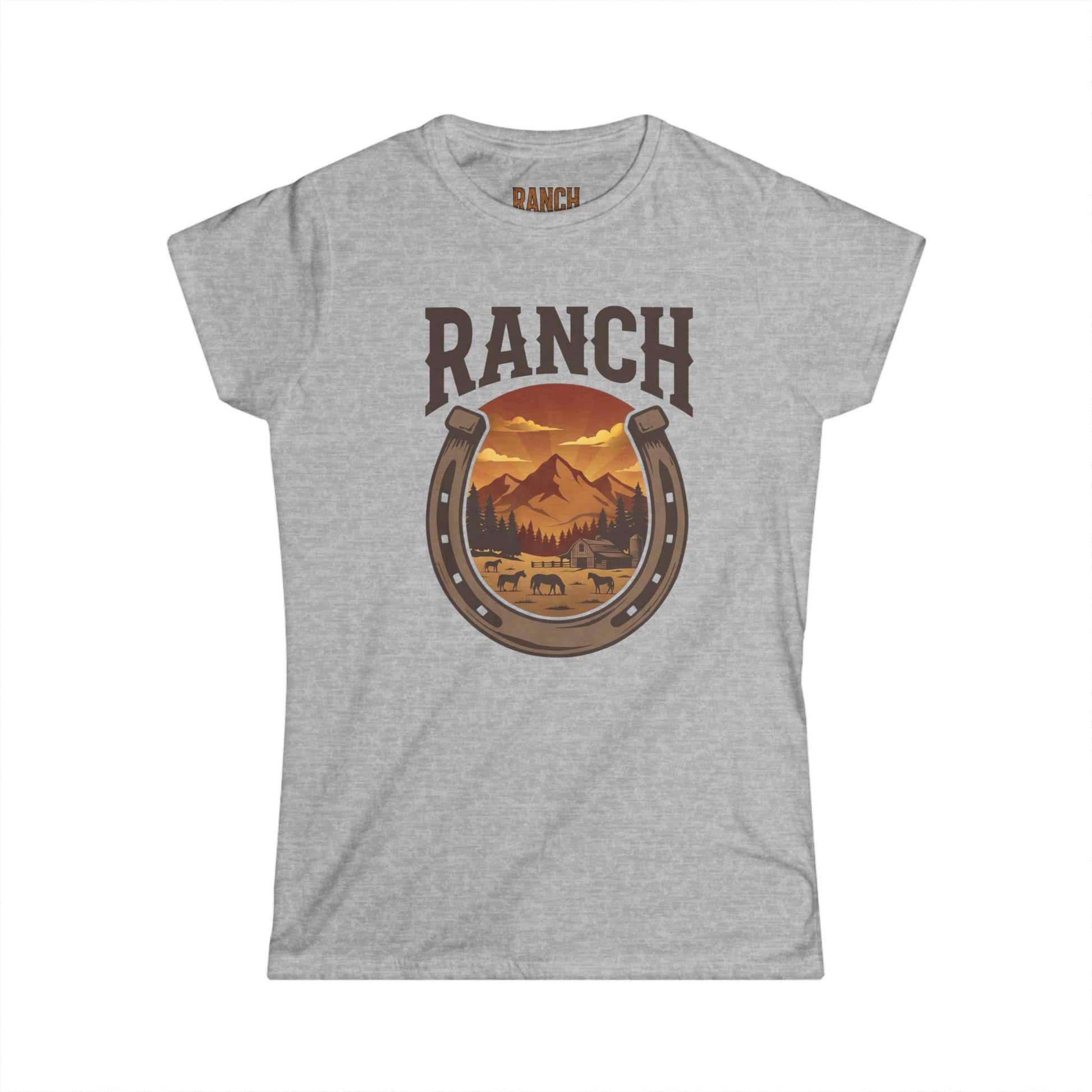 Women's horseshoe Ranch Tee - Ranch