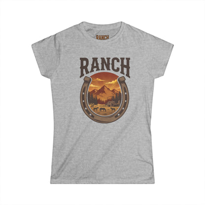 Women's horseshoe Ranch Tee - Ranch