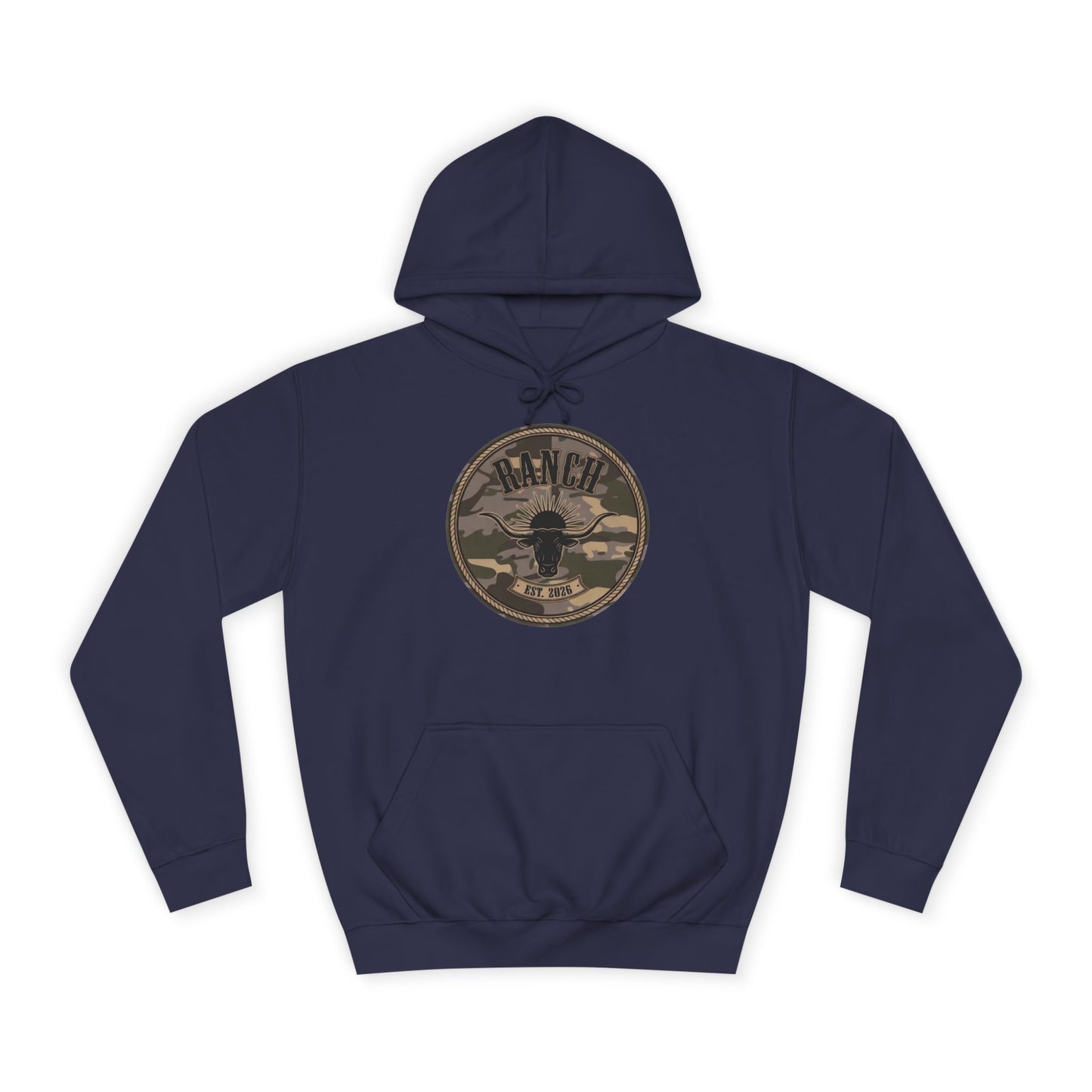 Men's Camo Logo Ranch Hoodie - Ranch