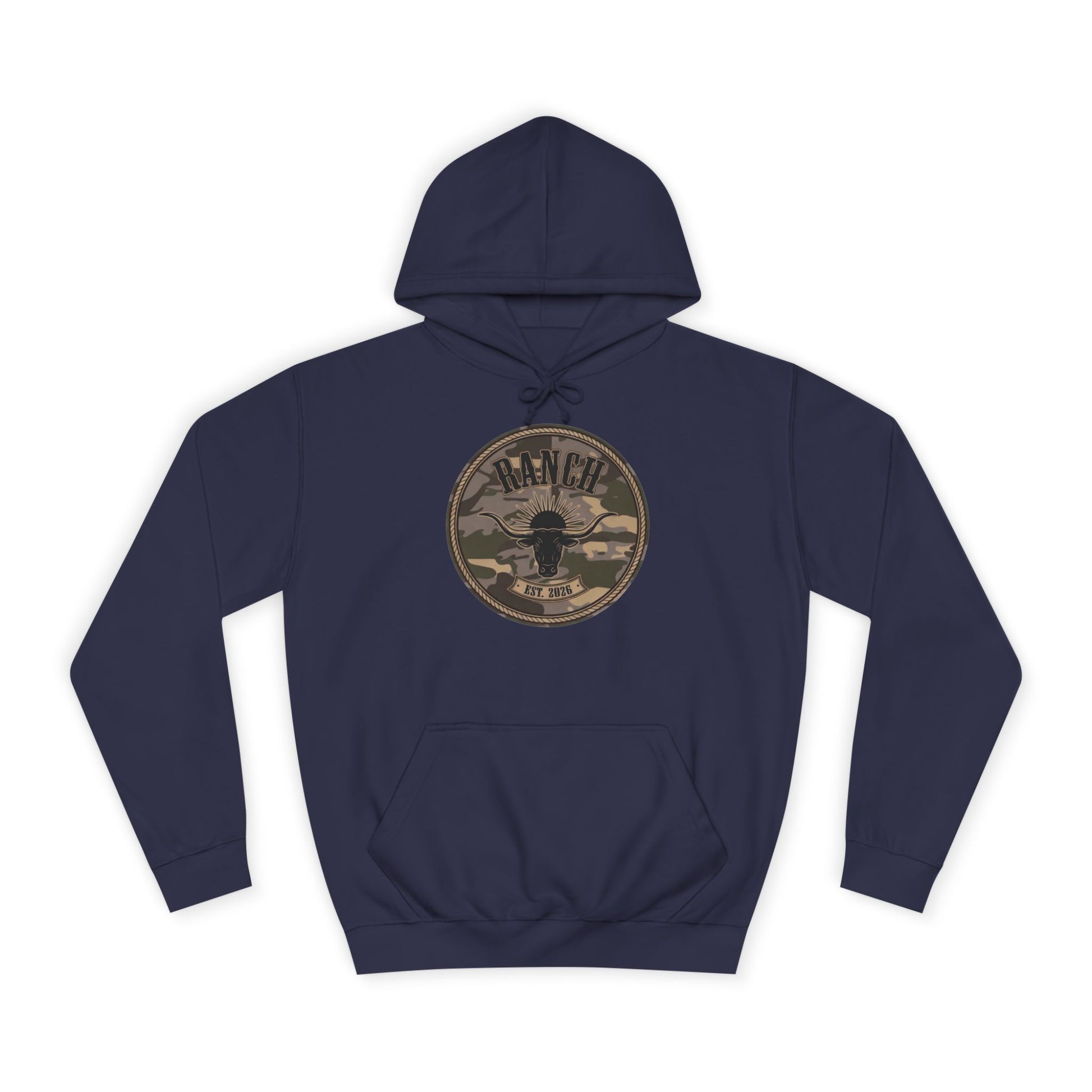Men's Camo Logo Ranch Hoodie - Ranch