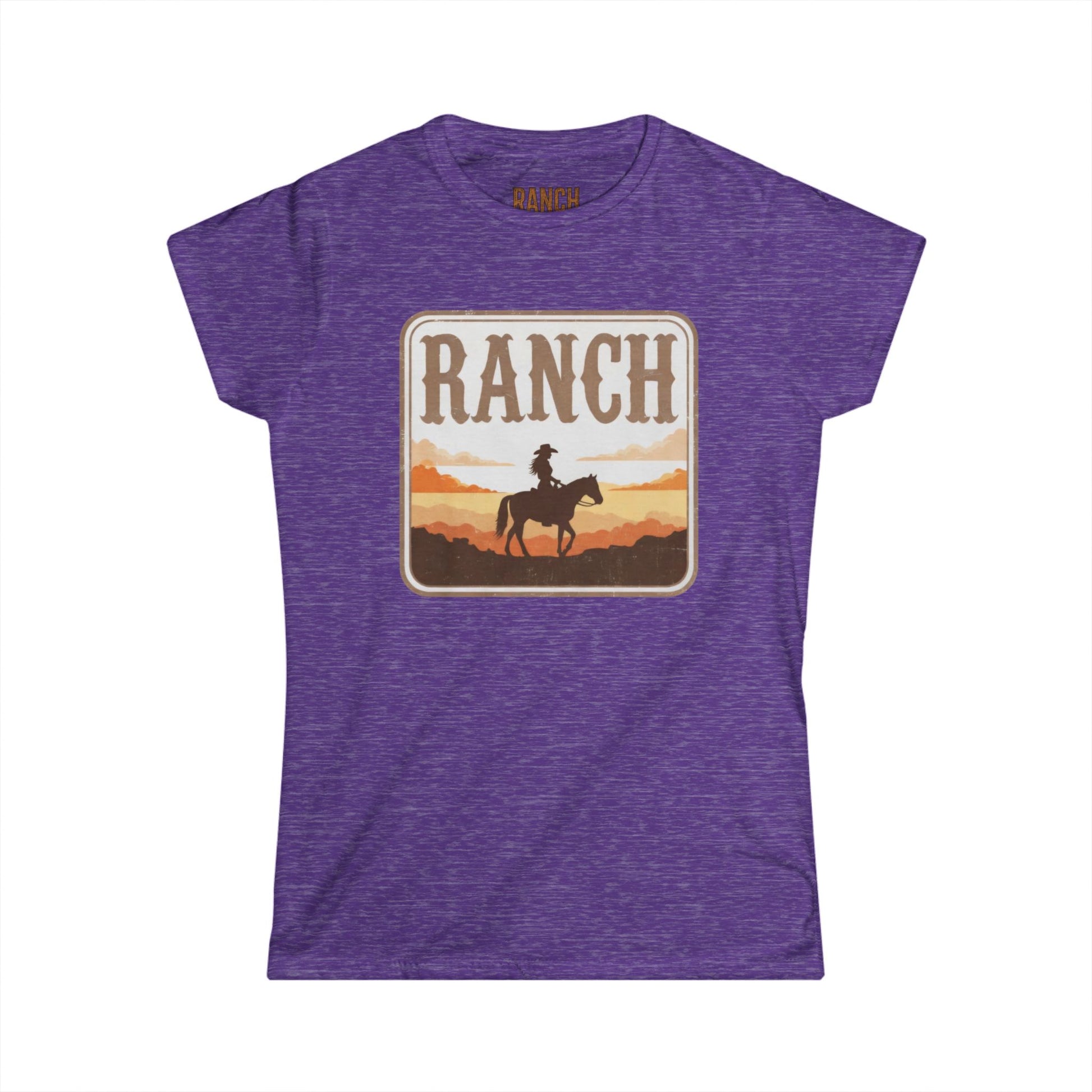 Women's cowgirl and horse Ranch Tee - Ranch