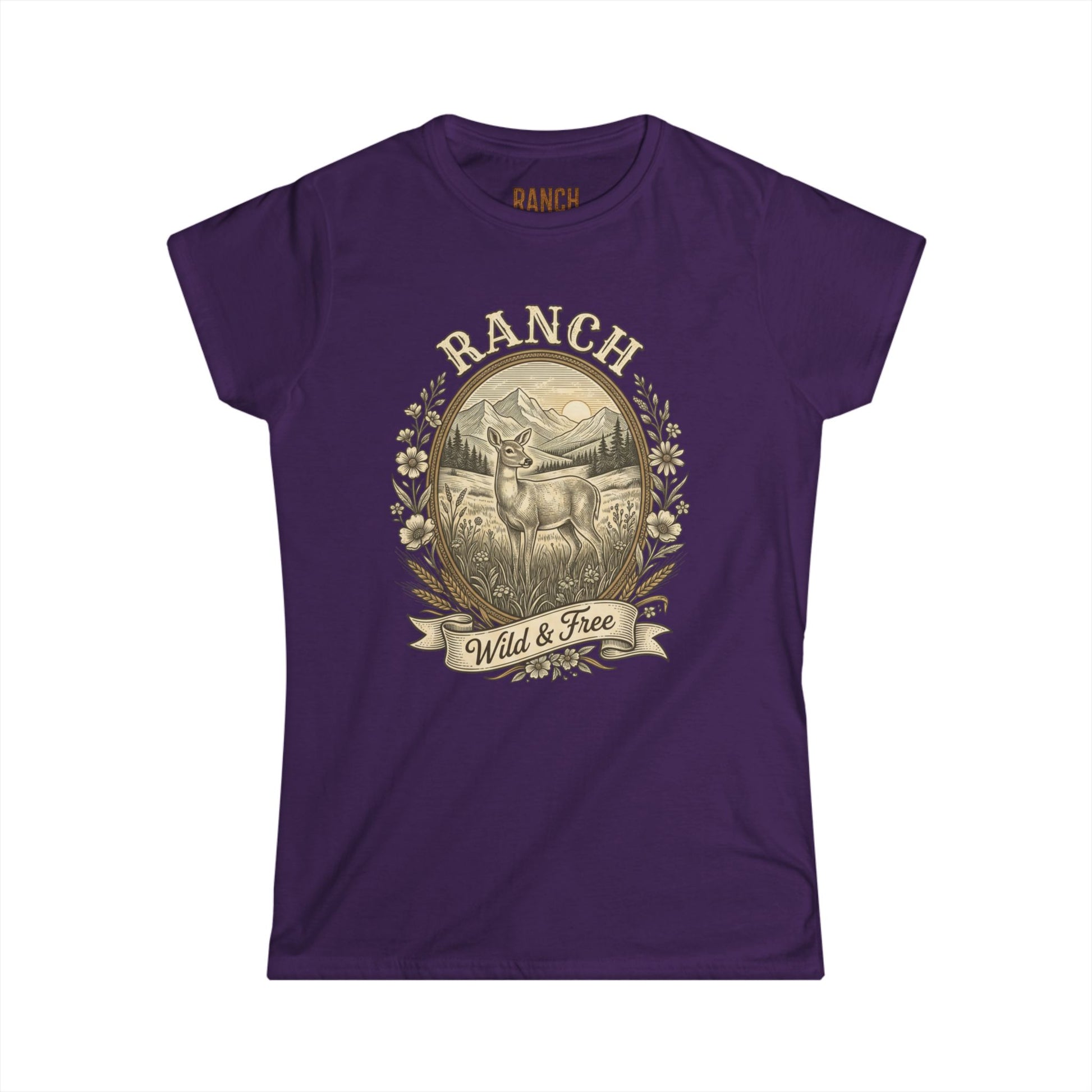 Women's horseshoe Ranch Tee - Ranch