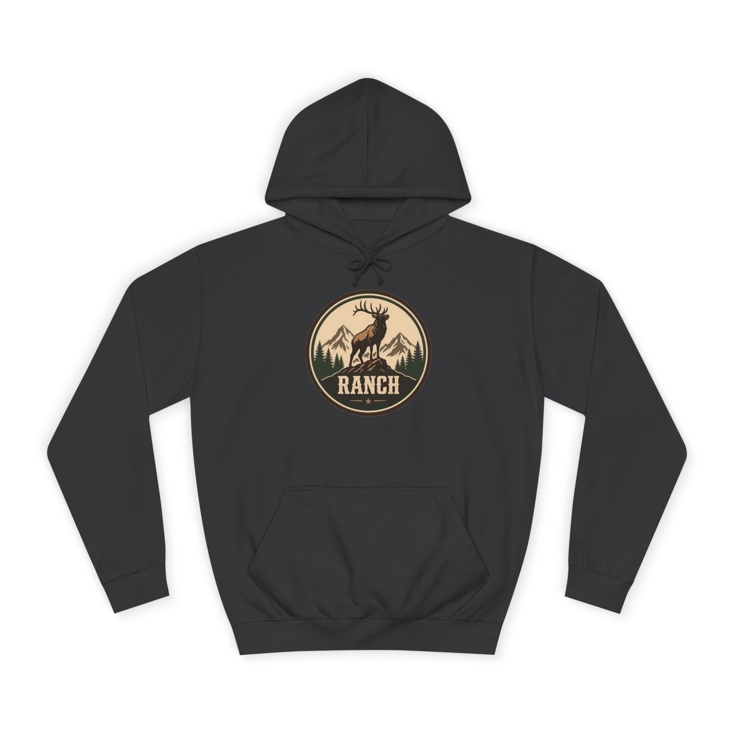 Rugged Western Elk Hoodie