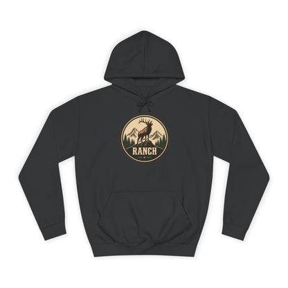 Rugged Western Elk Hoodie