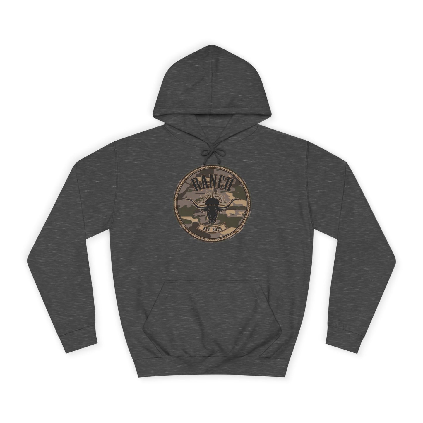 Men's Camo Logo Ranch Hoodie - Ranch