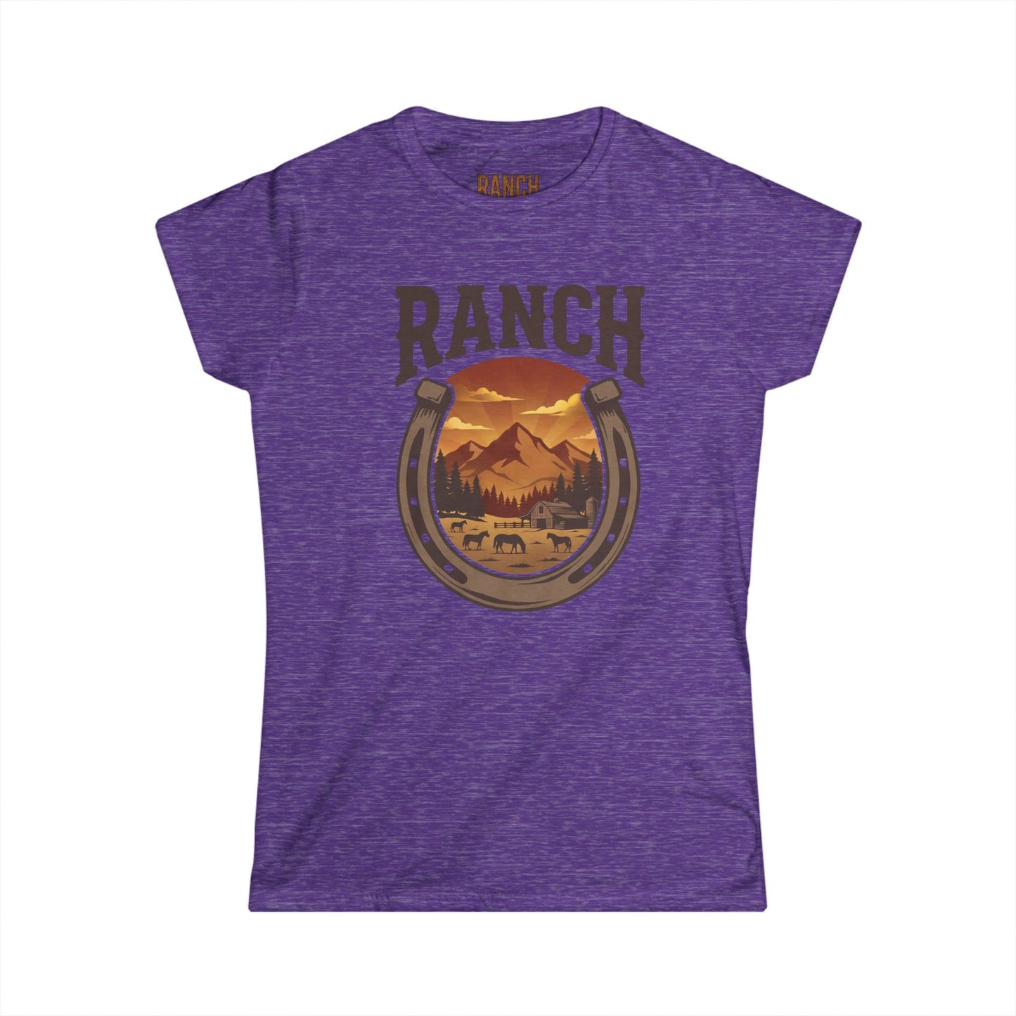 Women's horseshoe Ranch Tee - Ranch