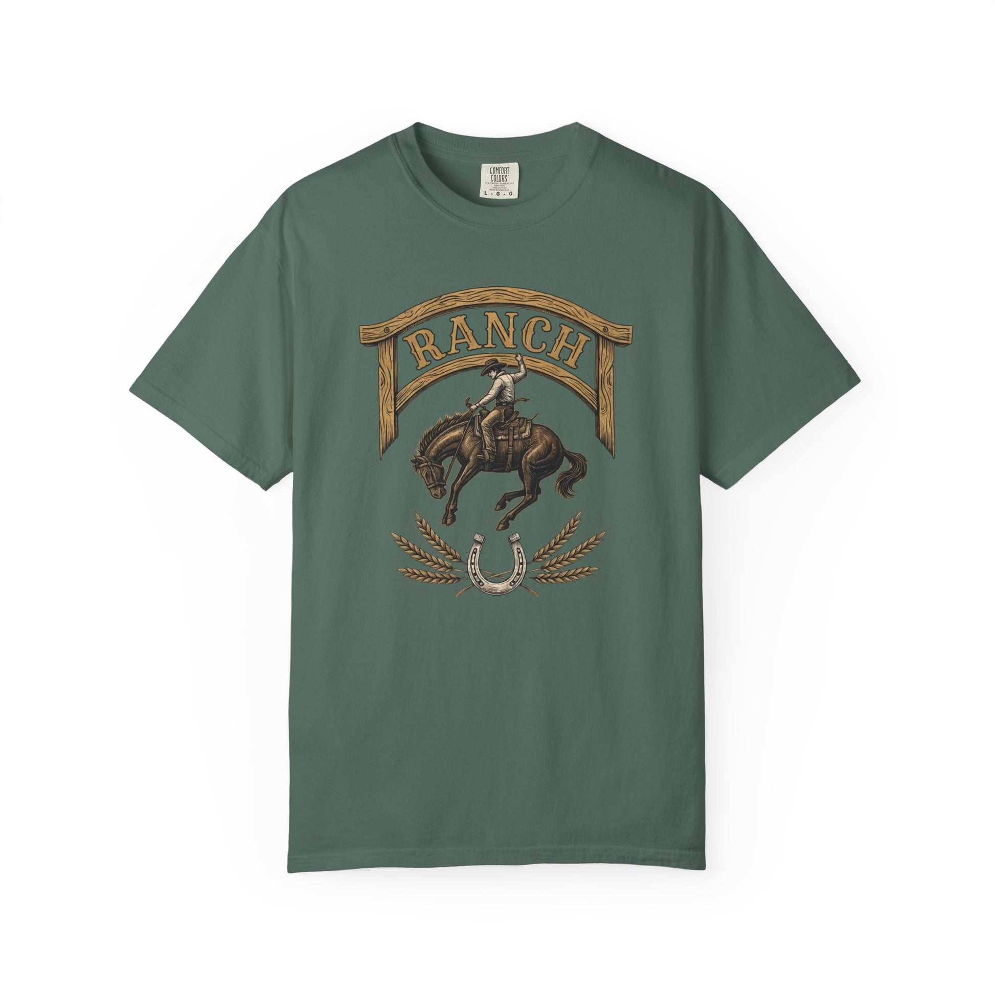 Men's cowboy broc rider Ranch Tee - Ranch