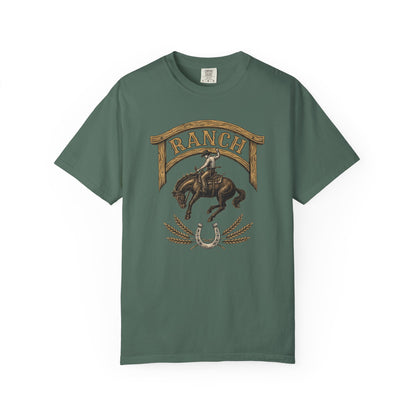 Men's cowboy broc rider Ranch Tee - Ranch