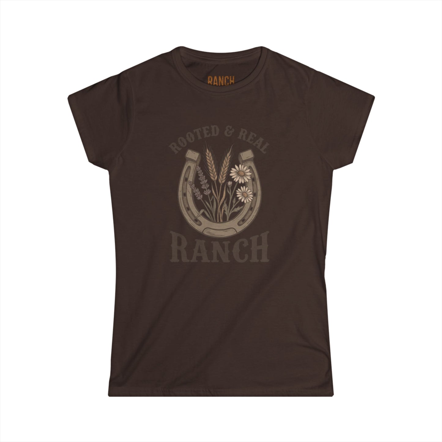 Women's horseshoe garden Ranch Tee - Ranch