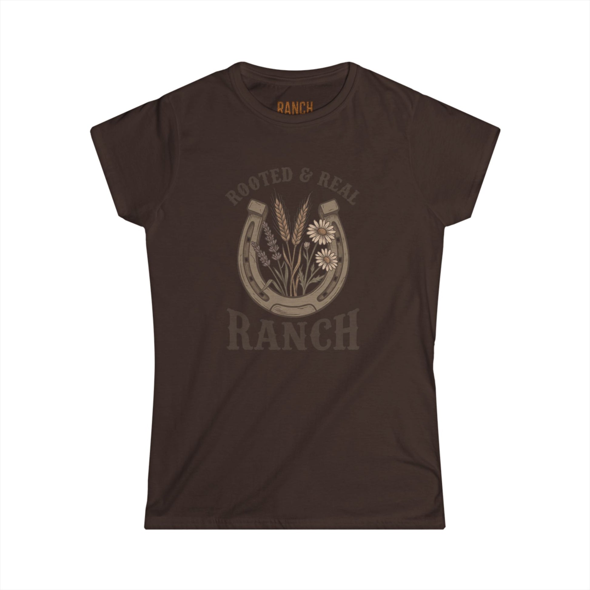 Women's horseshoe garden Ranch Tee - Ranch
