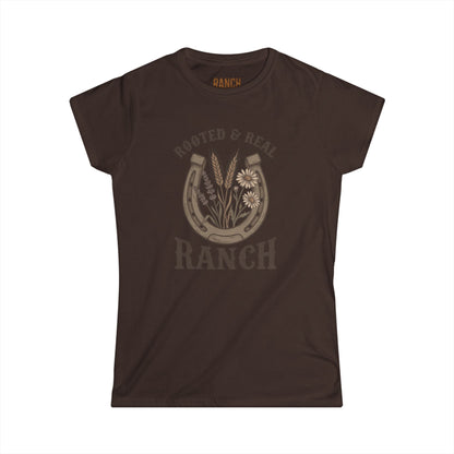 Women's horseshoe garden Ranch Tee - Ranch