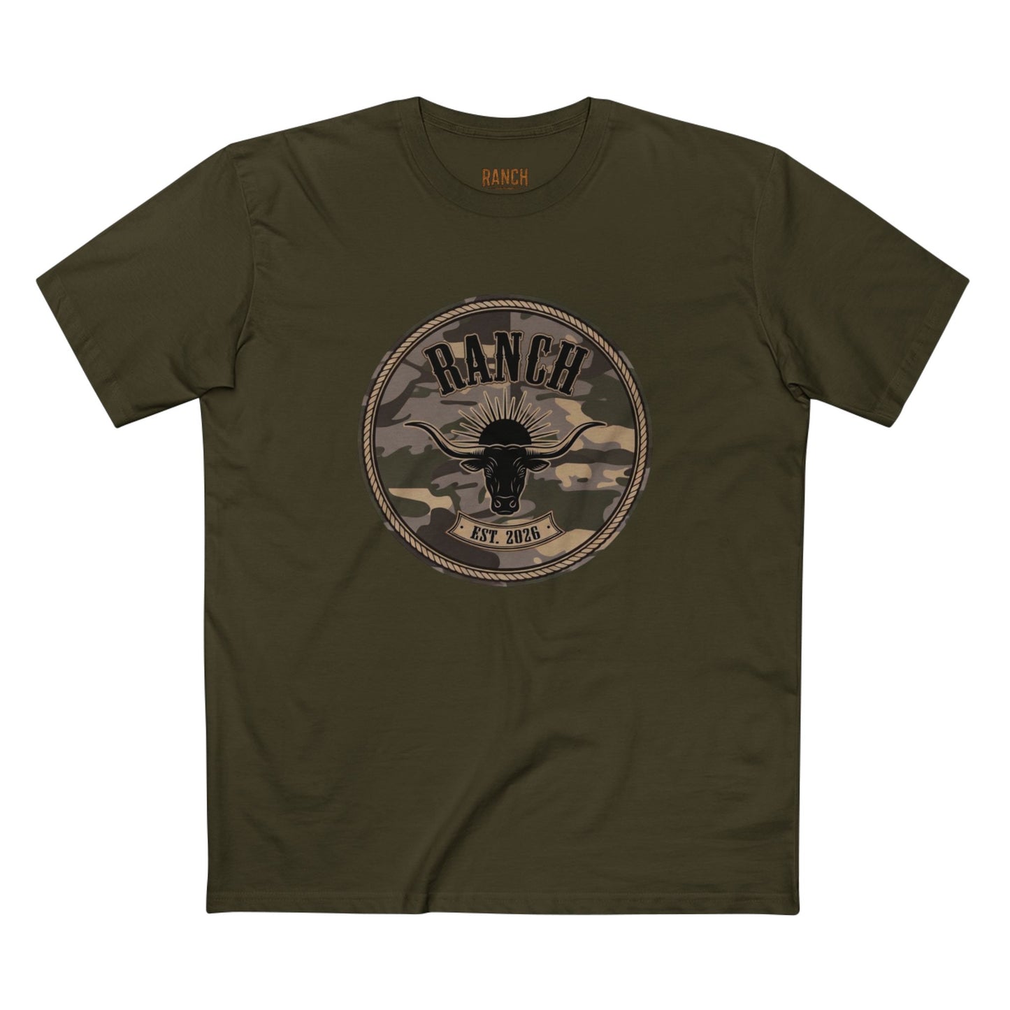 Men's Camo Logo Ranch Tee - Ranch