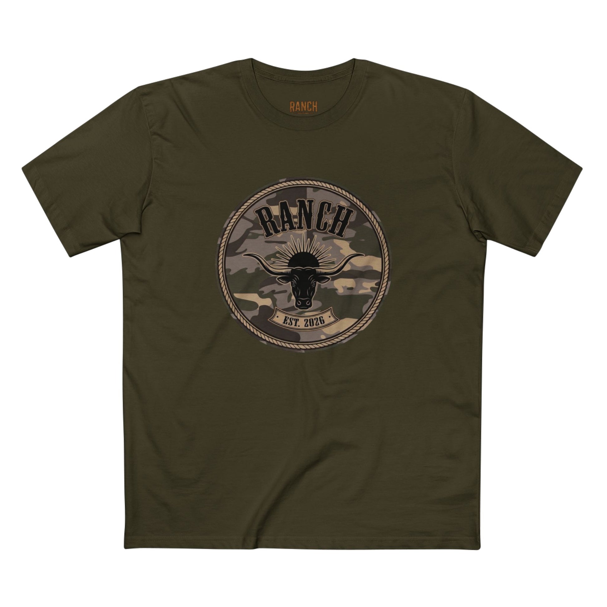 Men's Camo Logo Ranch Tee - Ranch