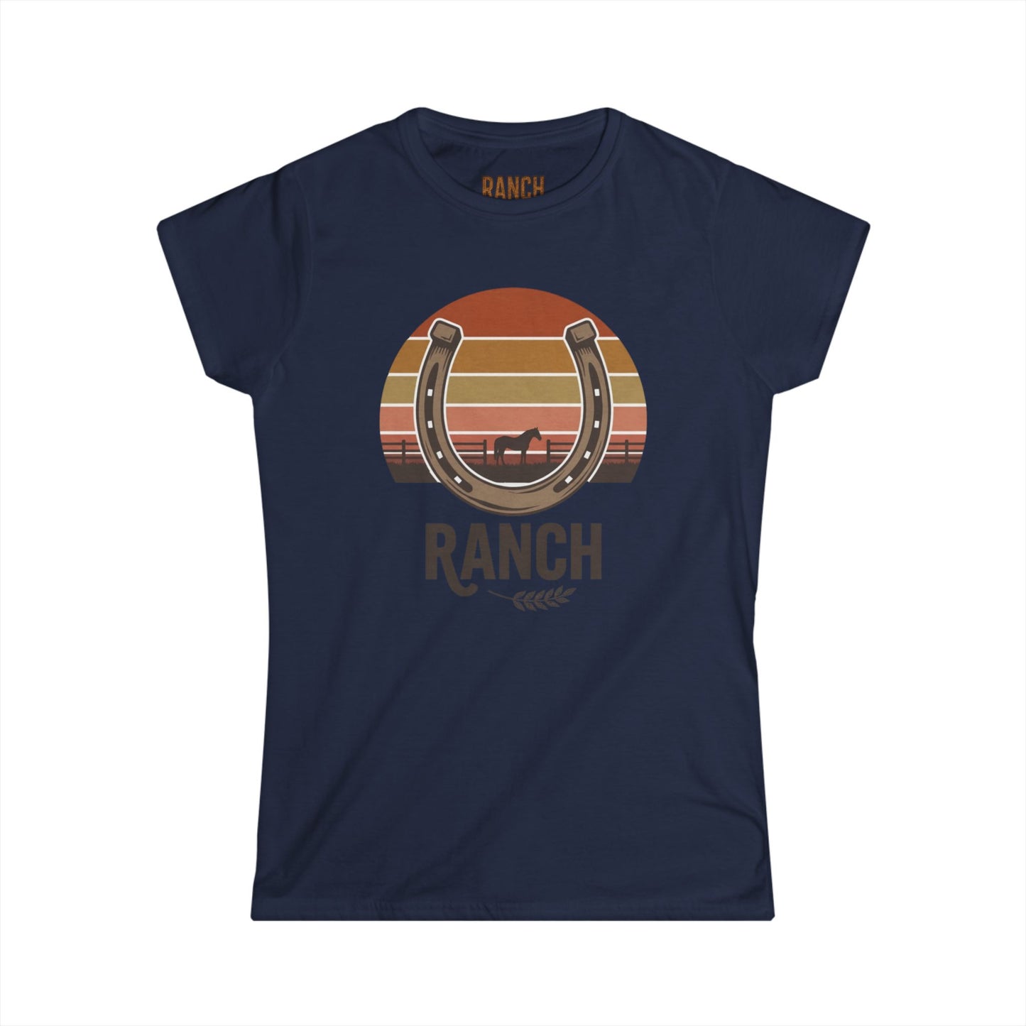 Women's horseshoe Ranch Tee - Ranch