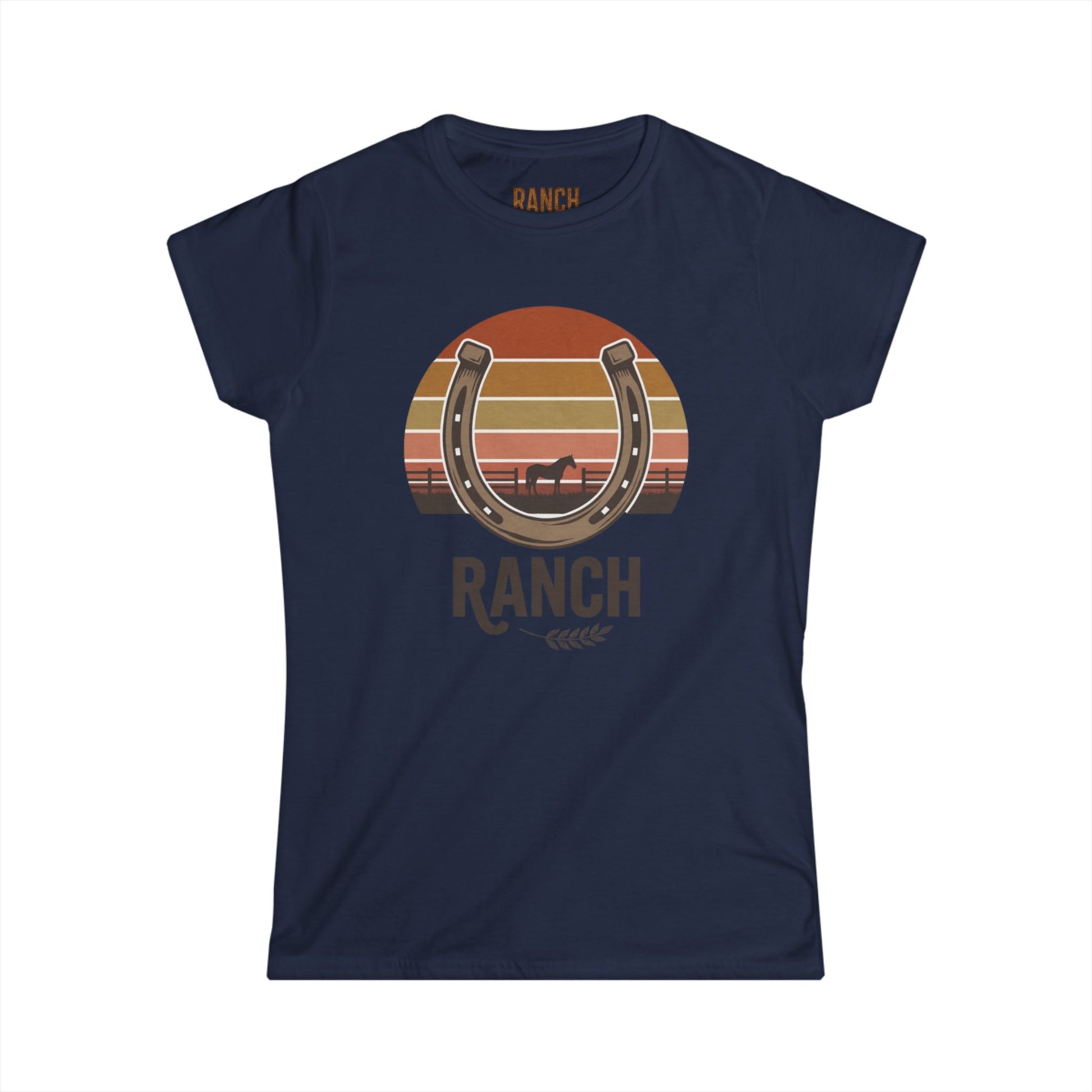 Women's horseshoe Ranch Tee - Ranch