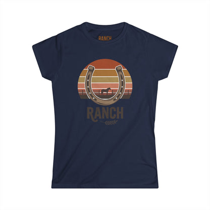 Women's horseshoe Ranch Tee - Ranch