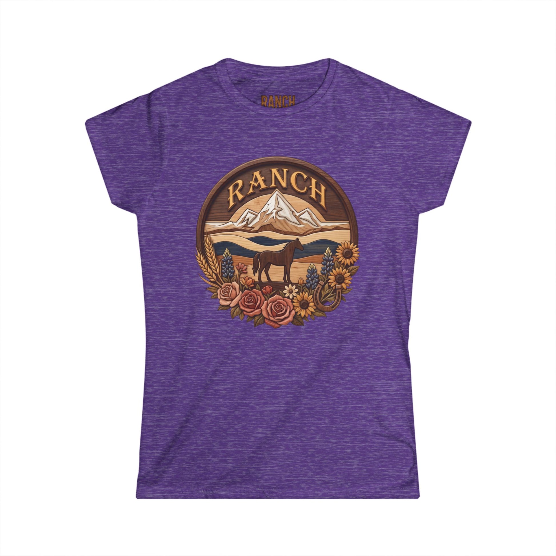 Women's mountain flowers Ranch Tee - Ranch