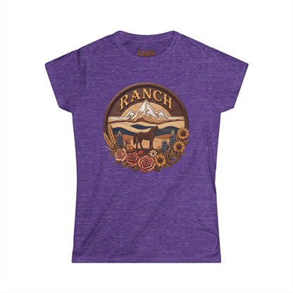 Women's mountain flowers Ranch Tee - Ranch