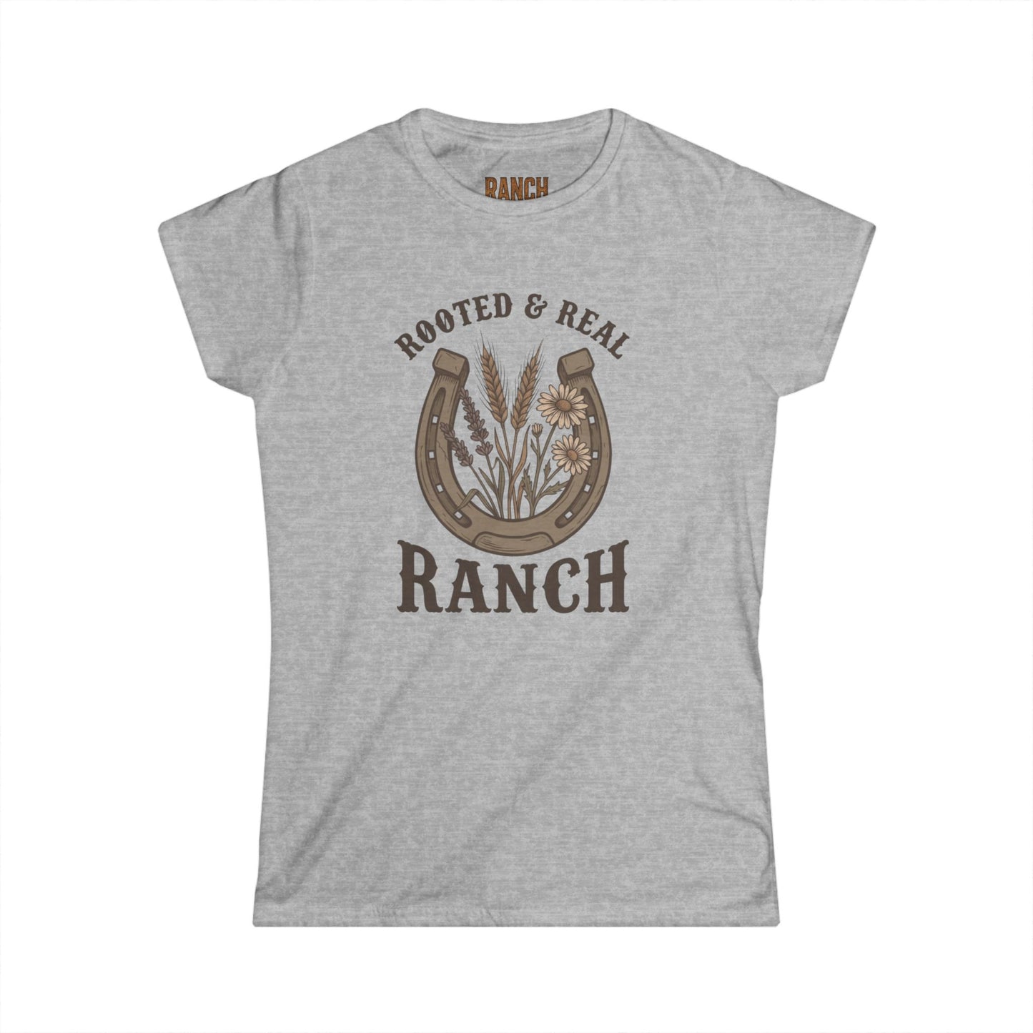 Women's horseshoe garden Ranch Tee - Ranch