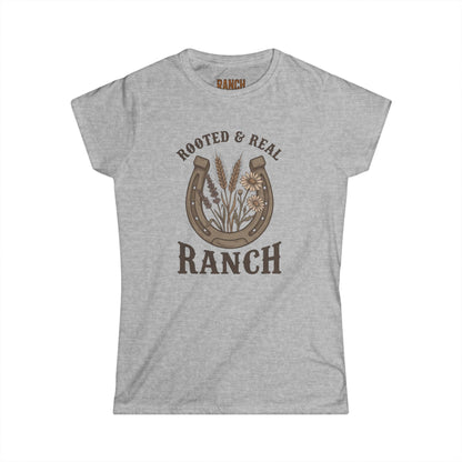 Women's horseshoe garden Ranch Tee - Ranch