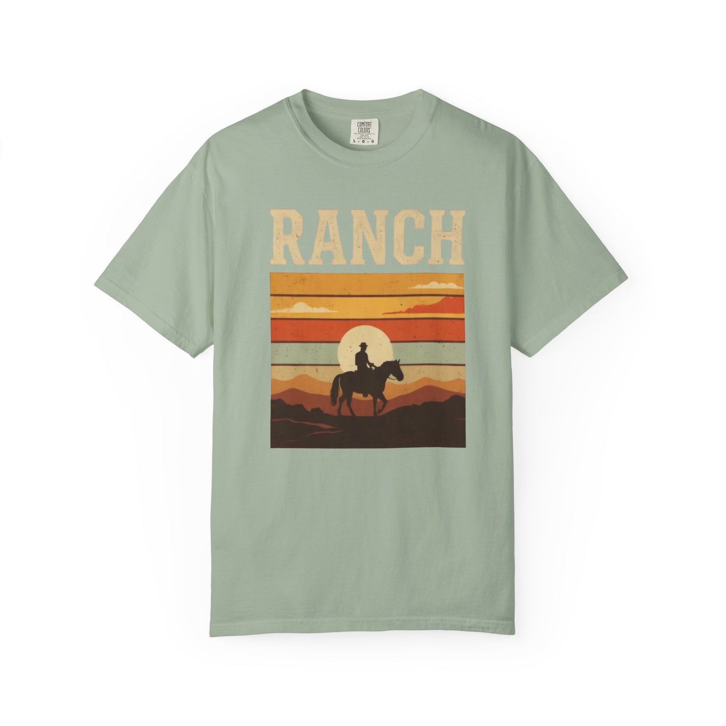 Men's sunset Ranch Tee - Ranch