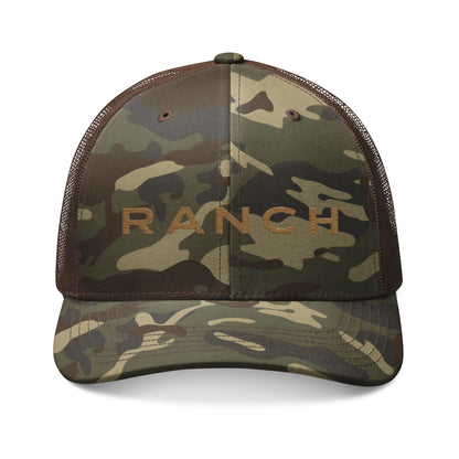 Ranch Camouflage Hat (Embroidered)