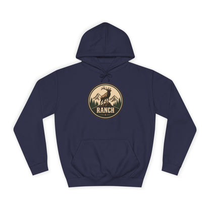 Rugged Western Elk Hoodie