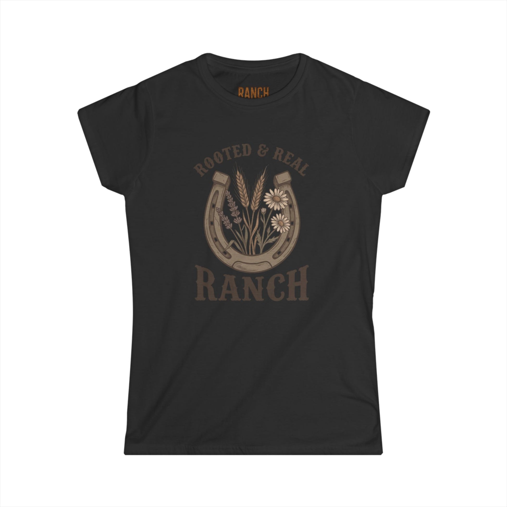 Women's horseshoe garden Ranch Tee - Ranch