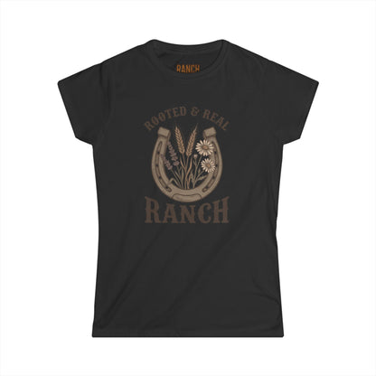 Women's horseshoe garden Ranch Tee - Ranch