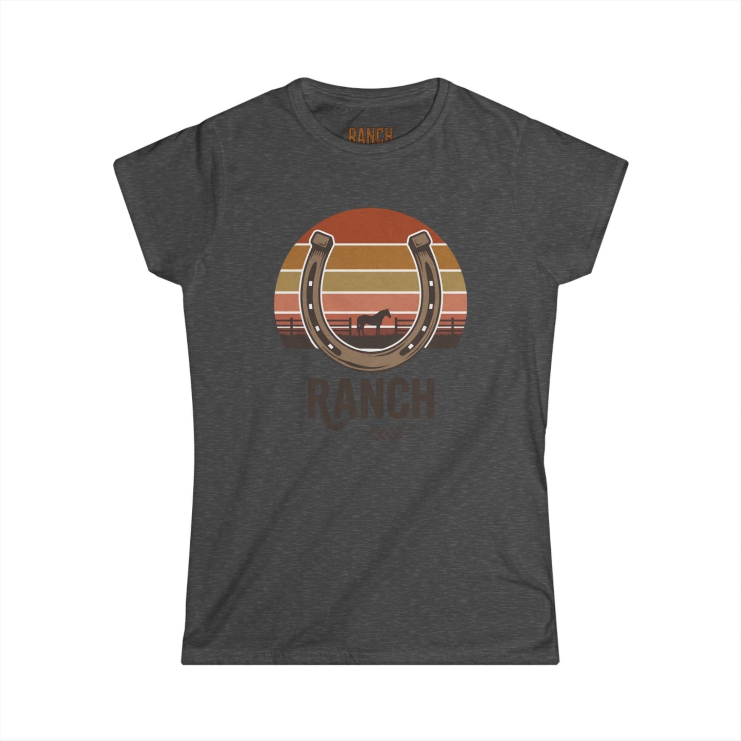 Women's horseshoe Ranch Tee - Ranch
