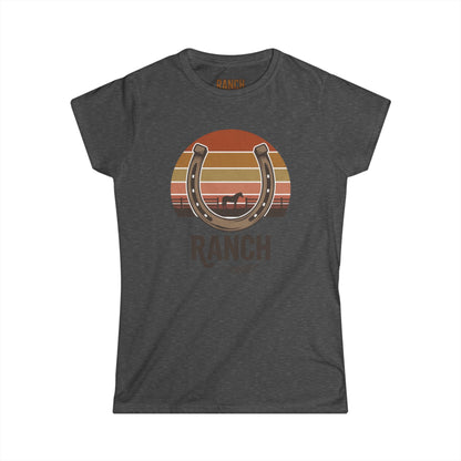 Women's horseshoe Ranch Tee - Ranch
