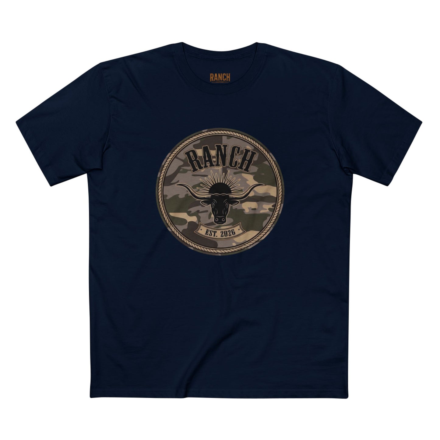 Men's Camo Logo Ranch Tee - Ranch
