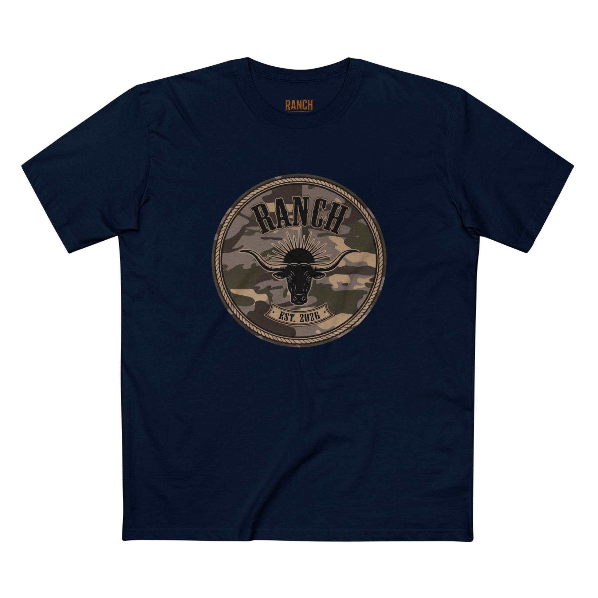Men's Camo Logo Ranch Tee - Ranch