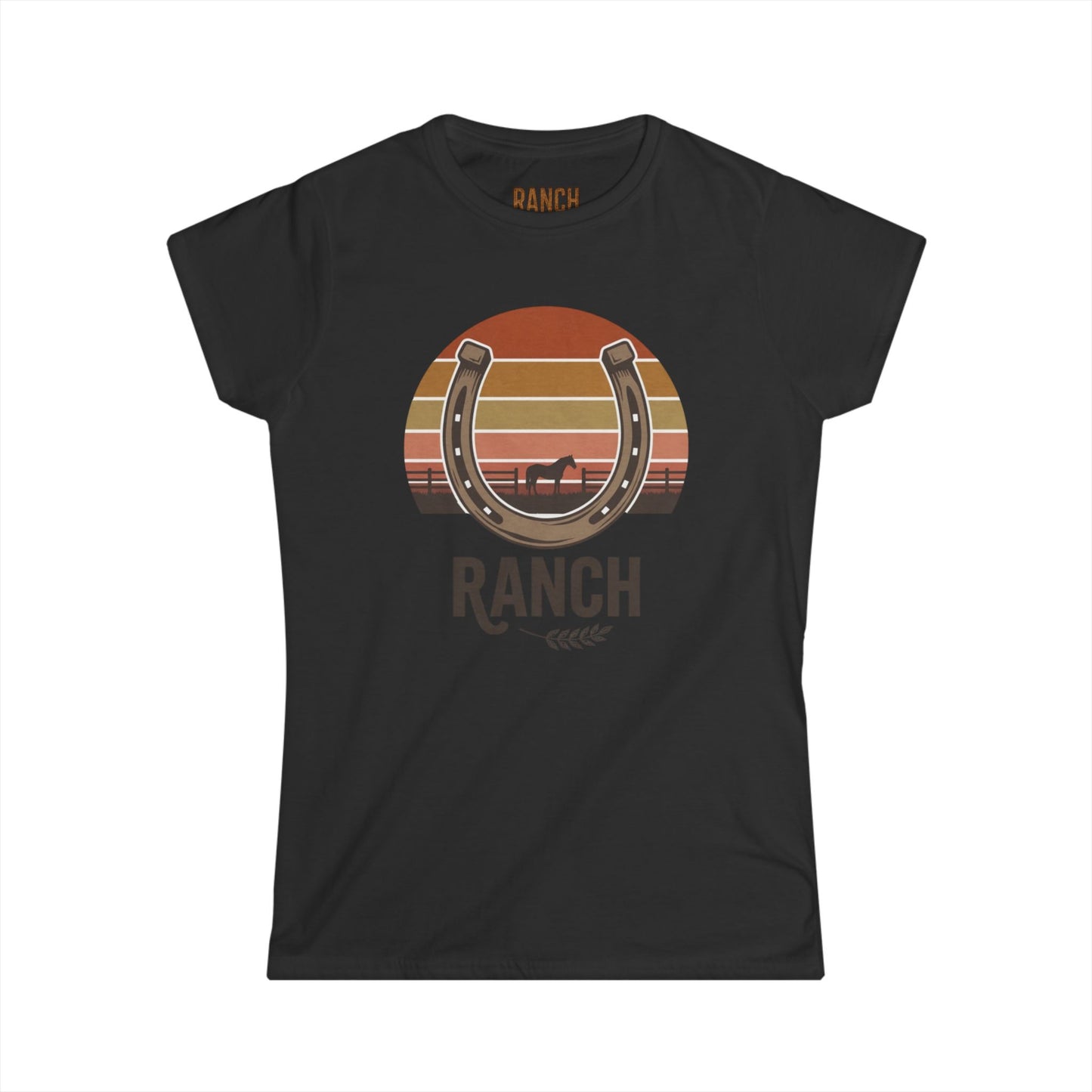 Women's horseshoe Ranch Tee - Ranch