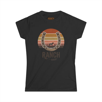 Women's horseshoe Ranch Tee - Ranch
