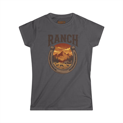 Women's horseshoe Ranch Tee - Ranch