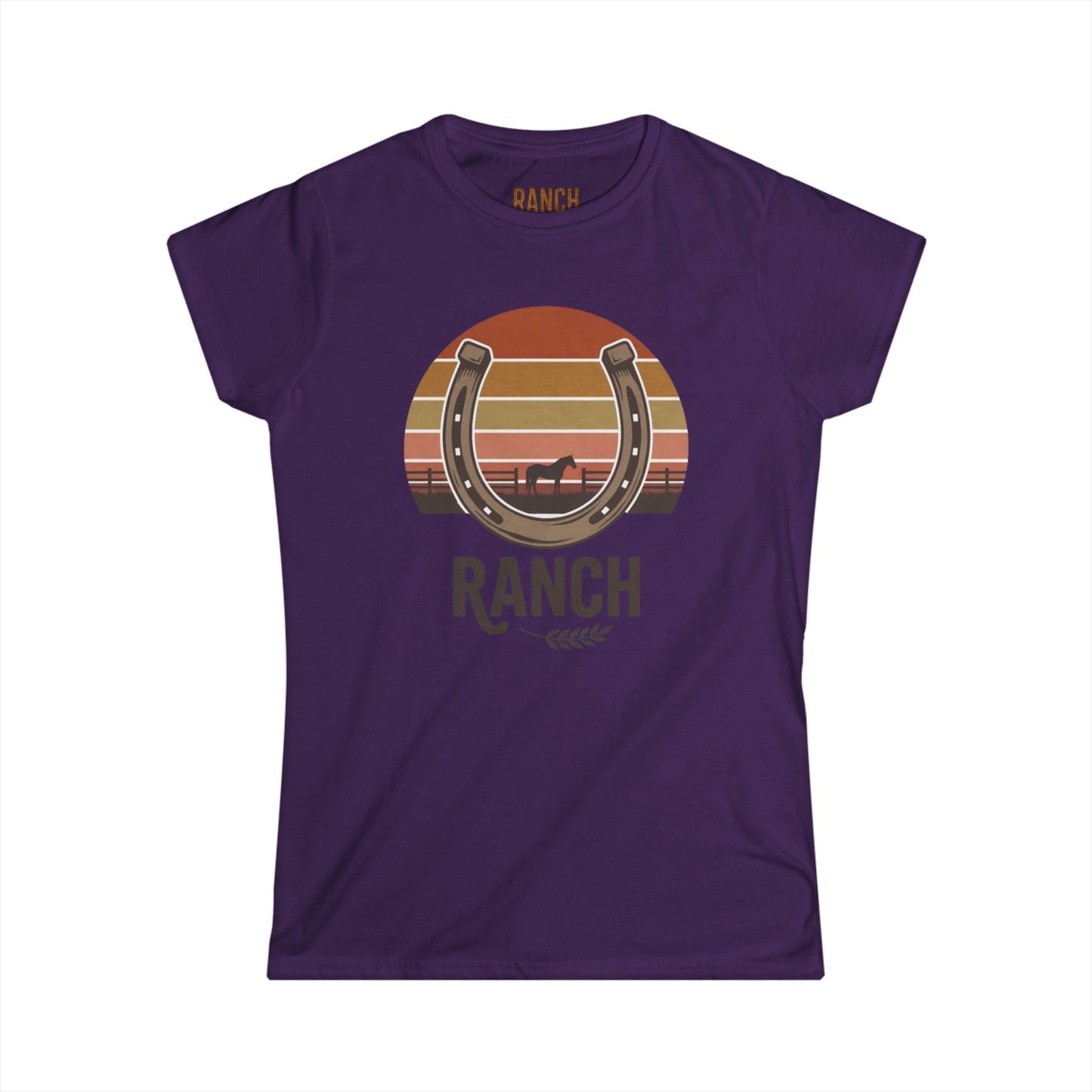 Women's horseshoe Ranch Tee - Ranch