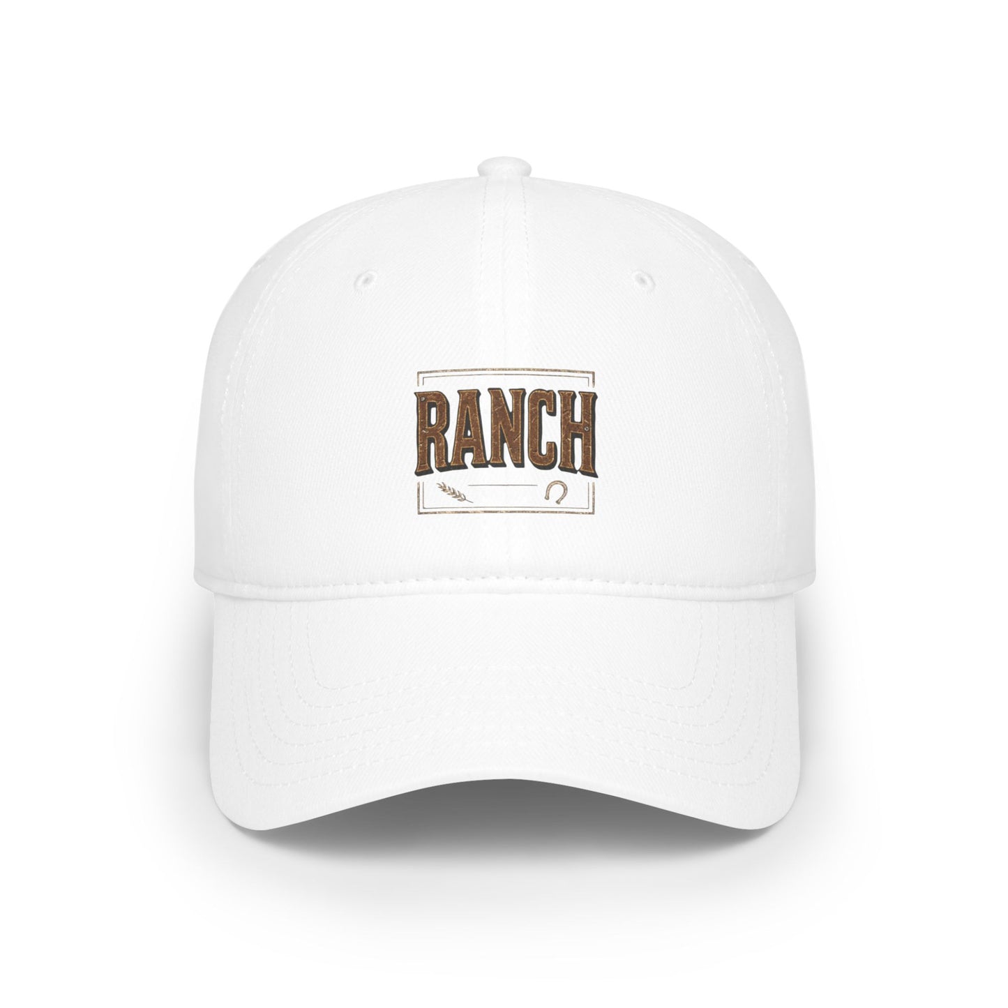Ranch Vintage Patch Baseball Cap — Rustic Western Hat for Ranch Life
